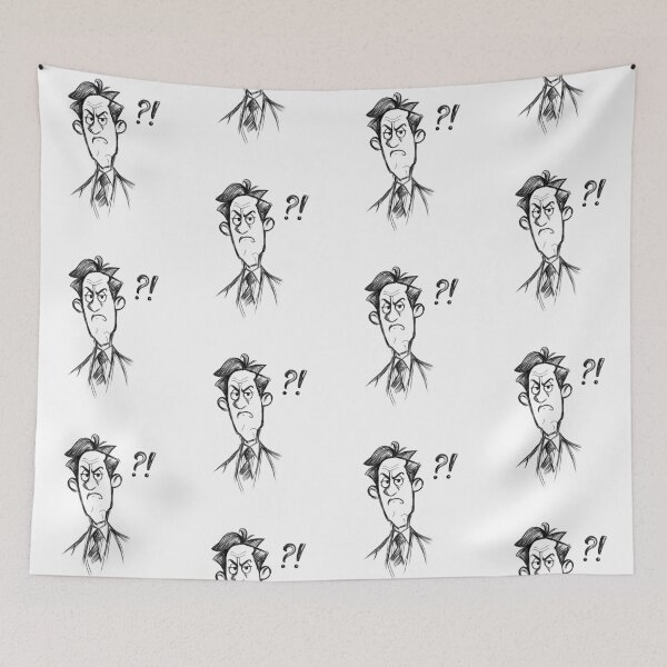 Item preview, Seriously?! Funny Reaction Man | Sarcastic Sketch Character designed and sold by FMproject.