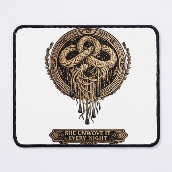 Item preview, She Unwove It Every Night — Penelope Greek Mythology Odyssey | World Legends designed and sold by Qorvun.