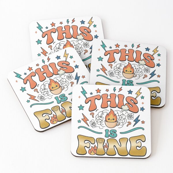 Item preview, This is Fine – Funny FUNNY Shirt, Unique Graphic Tee, Gift Idea designed and sold by Hanno0.