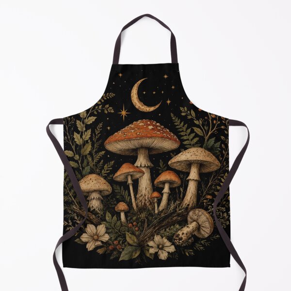 Item preview, T-Shirt - Wall Art - Whimsical Moonlit Mushroom Grove designed and sold by ForeverPrintsOK.