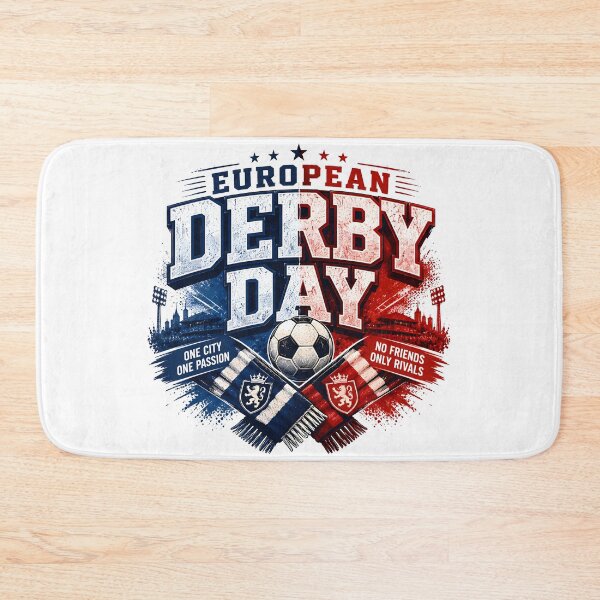 Item preview, derby match, european football, euro league, european cup, goal celebration designed and sold by TrueArtVibes.