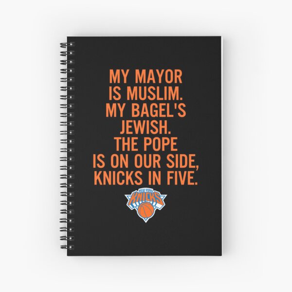 Item preview, My Mayor Is Muslim My Bagel Is Jewish Knicks Fan designed and sold by KAWKAW-DRHM.