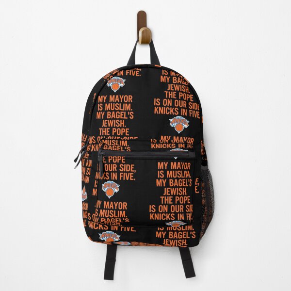 Item preview, My Mayor Is Muslim My Bagel Is Jewish Knicks Fan designed and sold by KAWKAW-DRHM.