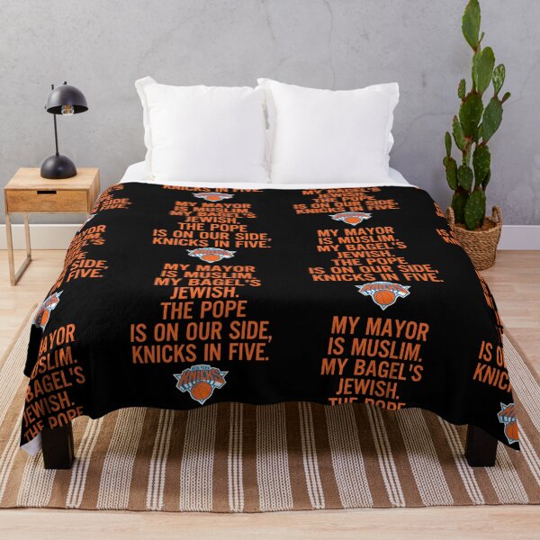 Item preview, My Mayor Is Muslim My Bagel Is Jewish Knicks Fan designed and sold by KAWKAW-DRHM.