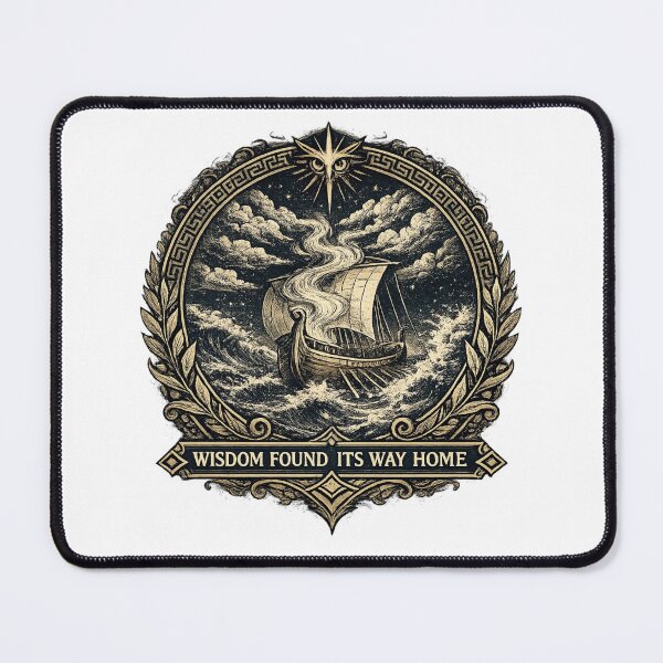 Item preview, Wisdom Found Its Way Home — Athena Odyssey Greek Mythology | World Legends designed and sold by Qorvun.