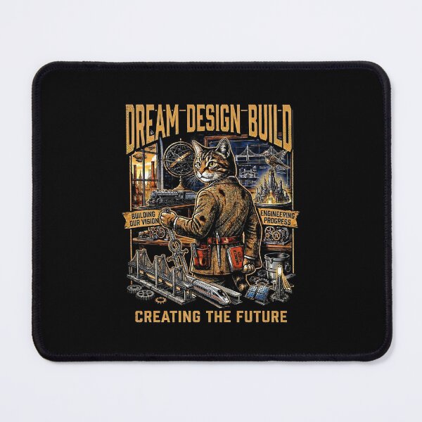 Item preview, Designer Cat Dream Build Future designed and sold by graphixpolash.