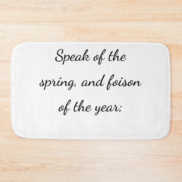 Item preview, “Speak of the spring, and foison of the year;” - handwriting black designed and sold by ariksworld.