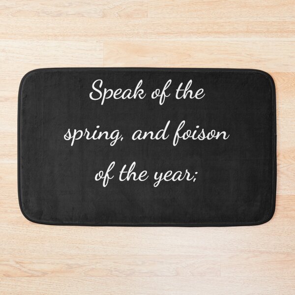 Item preview, “Speak of the spring, and foison of the year;” - handwriting white designed and sold by ariksworld.