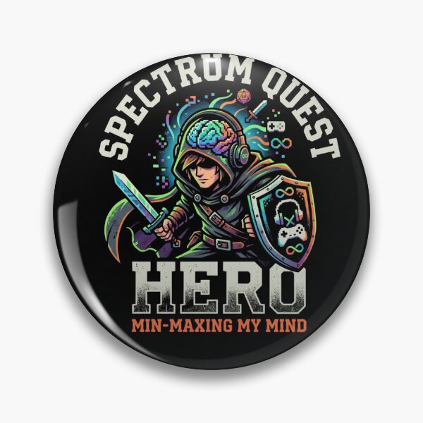 Item preview, Copy of Spectrum Quest Hero: Neurodivergent RPG Pride Shirt designed and sold by Hanno0.