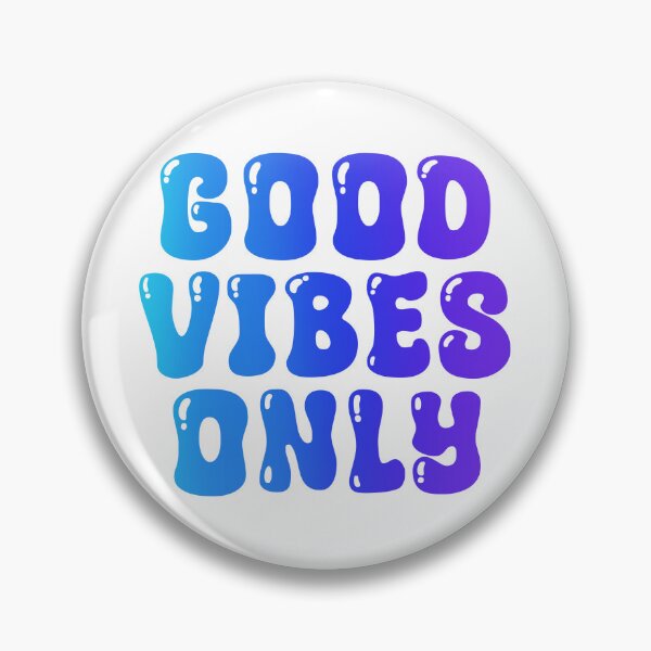 Item preview, Good vibes only blue designed and sold by Sticker32123.