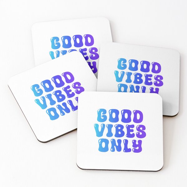 Item preview, Good vibes only blue designed and sold by Sticker32123.