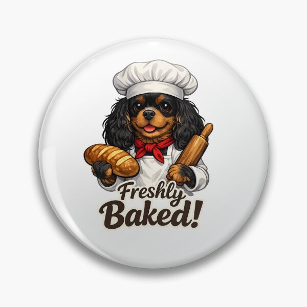 Item preview, Baking Fun Black and Tan Cavalier designed and sold by SpottyRainbow.