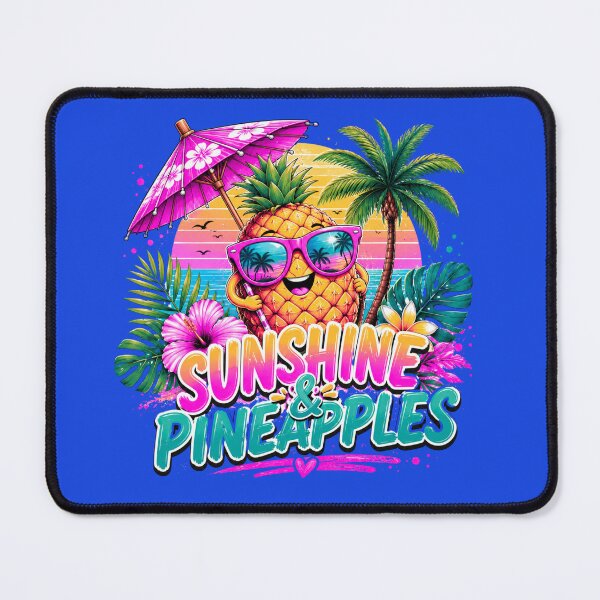 Item preview, Sunshine & Pineapples – Tropical Summer Vacation Aesthetic T-Shirt designed and sold by Aimetoi.