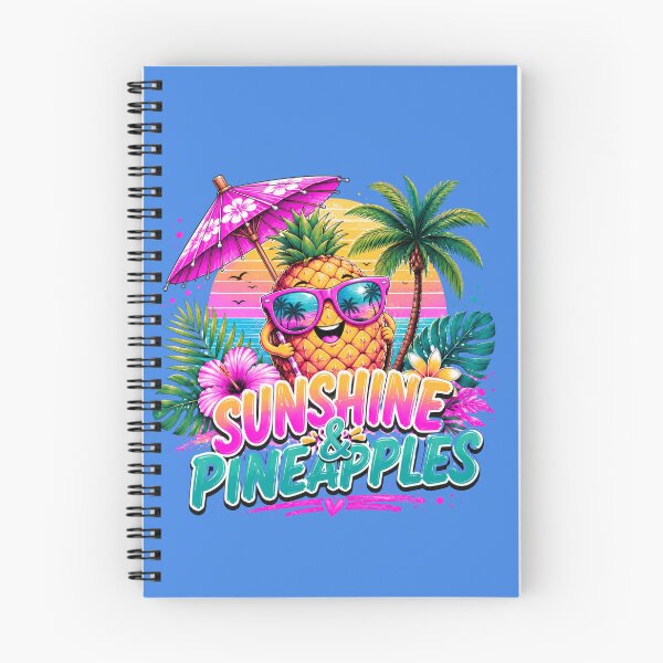 Item preview, Sunshine & Pineapples – Tropical Summer Vacation Aesthetic T-Shirt designed and sold by Aimetoi.