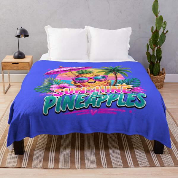 Item preview, Sunshine & Pineapples – Tropical Summer Vacation Aesthetic T-Shirt designed and sold by Aimetoi.