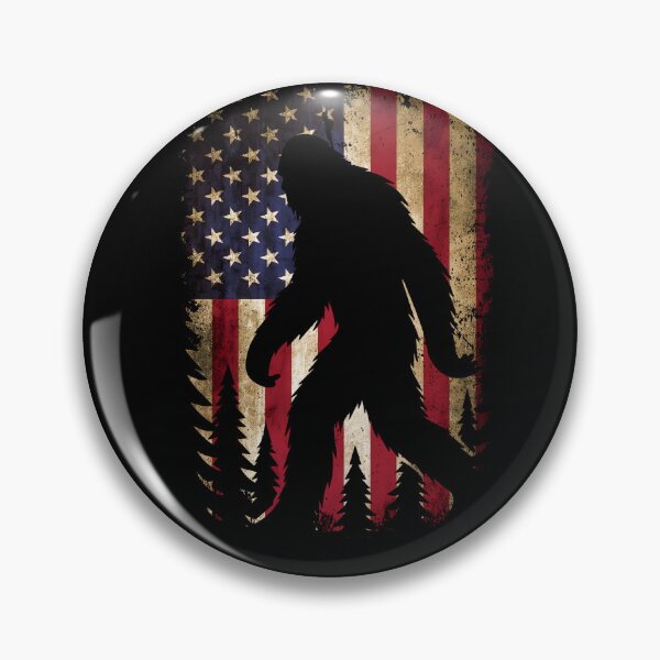 Item preview, Bigfoot Sasquatch America Flag Patriotic Men Women Kids designed and sold by FernaRoje.