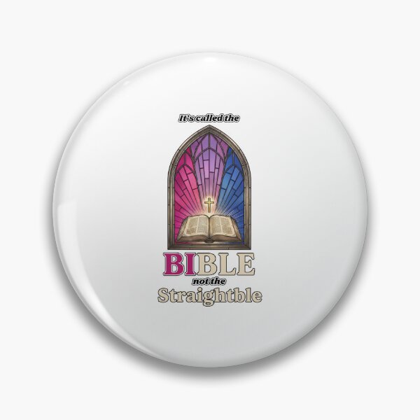 Aperçu de l'œuvre Ça s'appelle la Bible, pas la fierté chrétienne LGBTQ hétérosexuelle. créée et vendue par PixlCrypt.