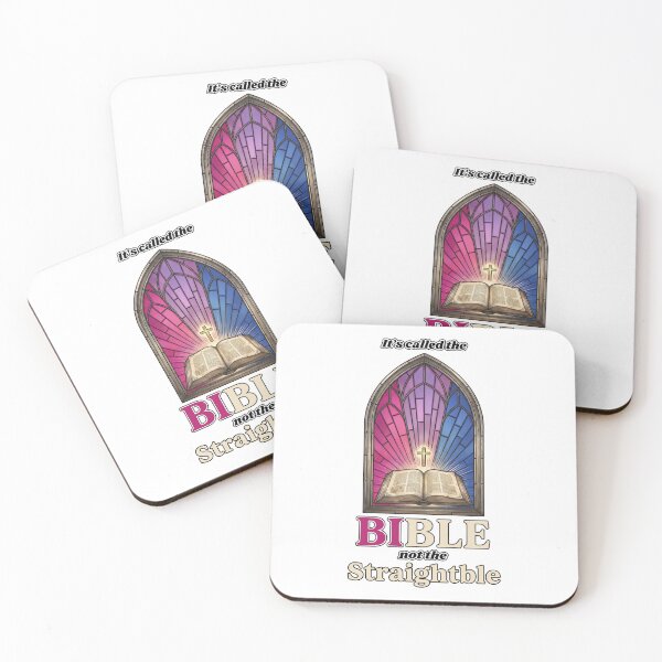 Item preview, It's Called The Bible Not The Straightble LGBTQ Christian Pride designed and sold by PixlCrypt.