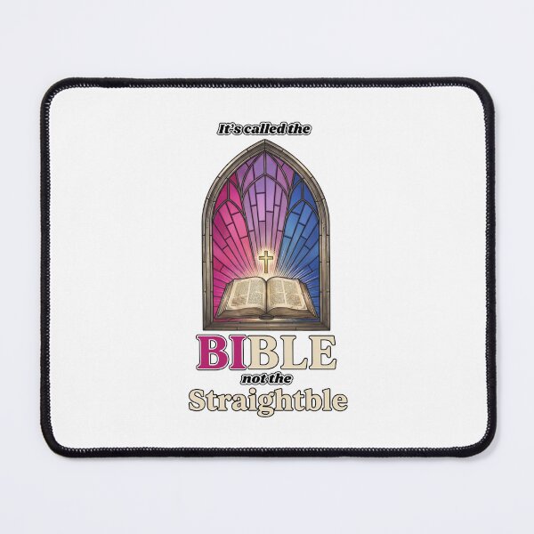 Item preview, It's Called The Bible Not The Straightble LGBTQ Christian Pride designed and sold by PixlCrypt.