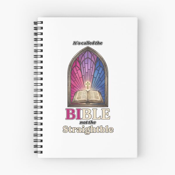 Item preview, It's Called The Bible Not The Straightble LGBTQ Christian Pride designed and sold by PixlCrypt.