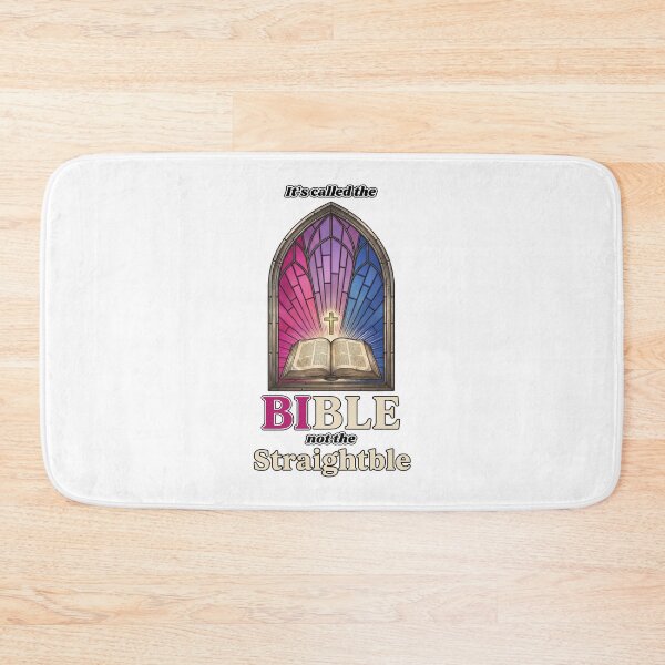 Item preview, It's Called The Bible Not The Straightble LGBTQ Christian Pride designed and sold by PixlCrypt.