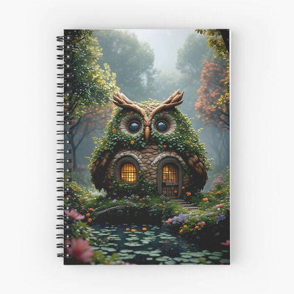 Item preview, Fairytale Owl Forest House designed and sold by Vhelir-Art.