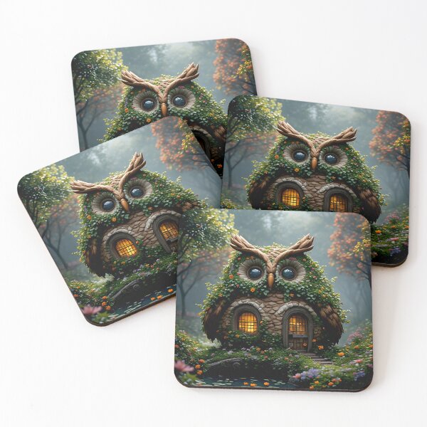Item preview, Fairytale Owl Forest House designed and sold by Vhelir-Art.
