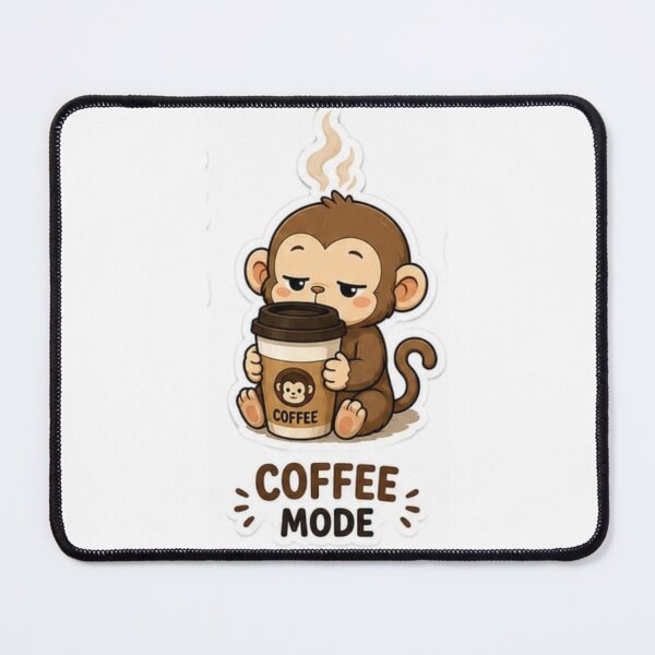 Item preview, Coffee Mode Monkey designed and sold by layalistoresa.
