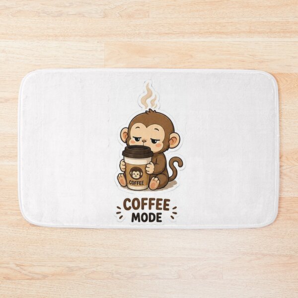 Item preview, Coffee Mode Monkey designed and sold by layalistoresa.