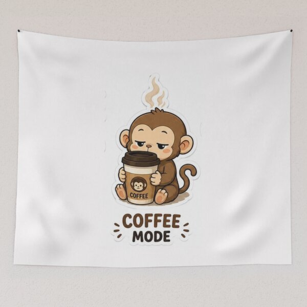 Item preview, Coffee Mode Monkey designed and sold by layalistoresa.