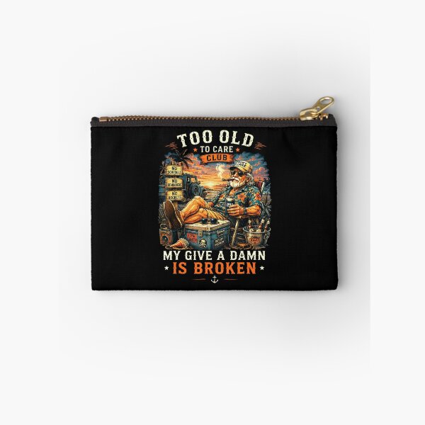 Item preview, Too Old To Care Club My Give A Damn Is Broken Funny Retirement designed and sold by PixlCrypt.