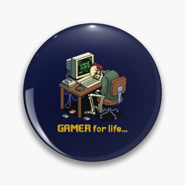 Item preview, Pixel Till the End: The Eternal Gamer designed and sold by Coin Inserted.