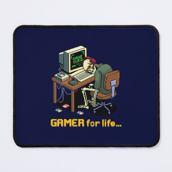 Item preview, Pixel Till the End: The Eternal Gamer designed and sold by Coin Inserted.