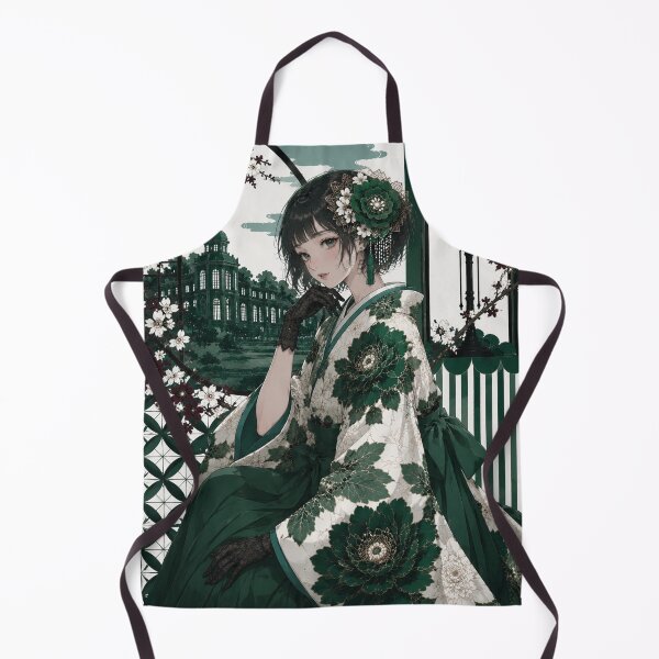Item preview, Green Hakama Lady designed and sold by Japanese Vibes.