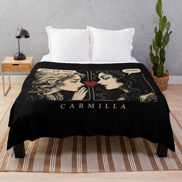 Item preview, Carmilla Retro Comic Who Are You Yours Lesbian Vampire Art designed and sold by Fenay Designs.