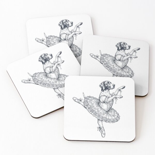 Artikelvorschau, Vintage English Pointer Balletttänzerin Ballerina Hundeliebhaber entworfen und verkauft von dian-rody-crest.