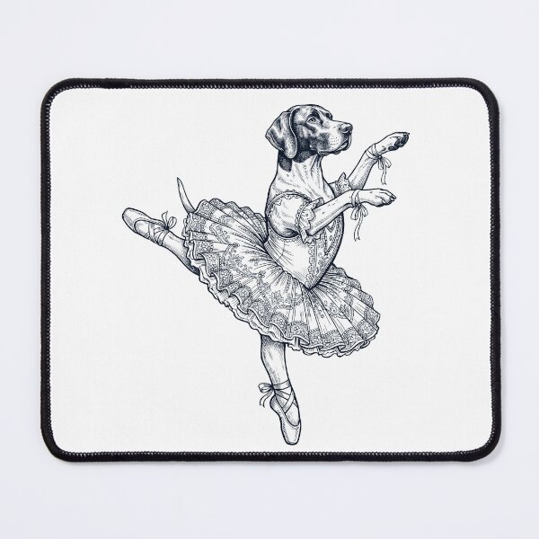 Item preview, Vintage English Pointer Ballet Dancer Ballerina Dog Lover designed and sold by dian-rody-crest.