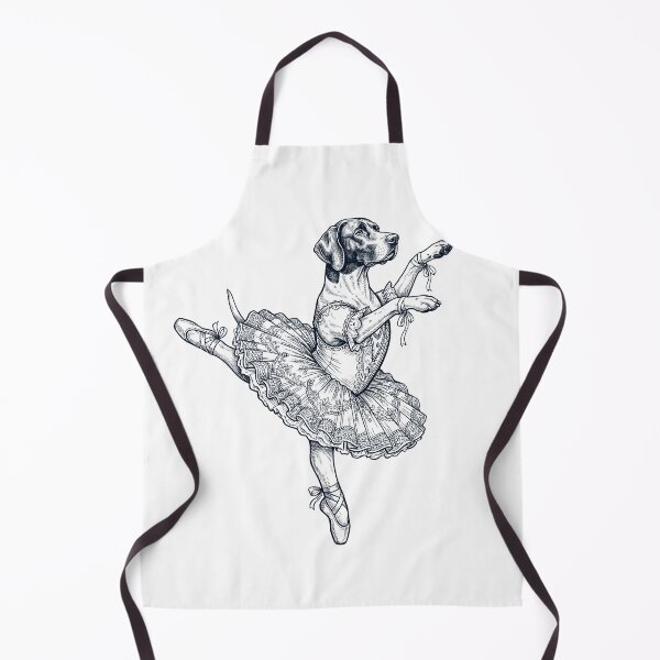 Item preview, Vintage English Pointer Ballet Dancer Ballerina Dog Lover designed and sold by dian-rody-crest.