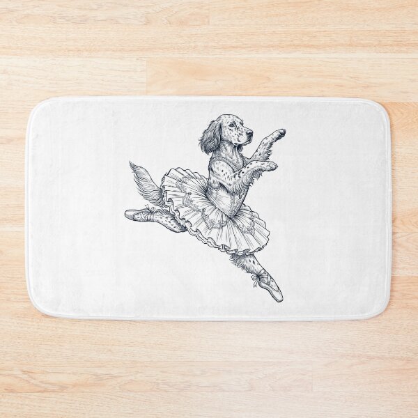 Item preview, Vintage English Setter Ballet Dancer Ballerina Dog Lover designed and sold by dian-rody-crest.