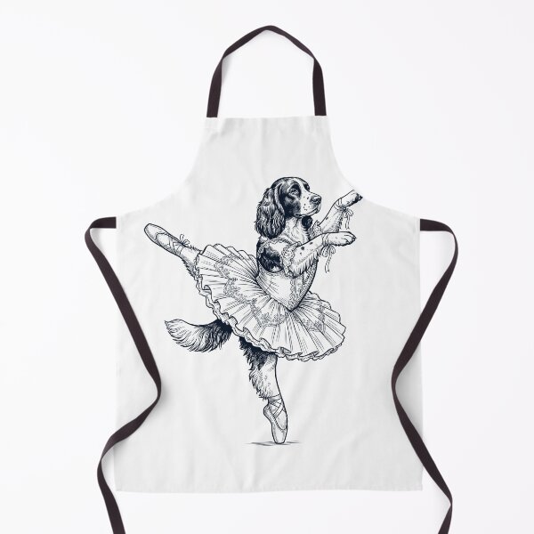 Item preview, Vintage English Springer Spaniel Ballet Dancer Ballerina Dog Lover designed and sold by dian-rody-crest.