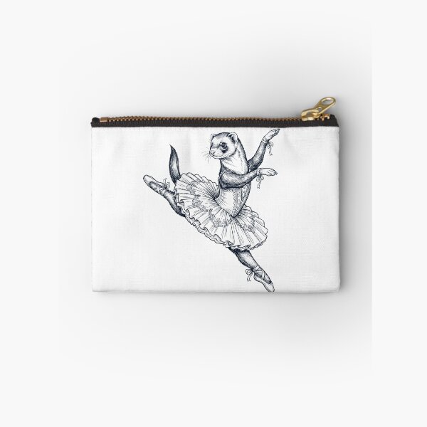 Item preview, Vintage Ferret Ballet Dancer Ballerina Animal Lover designed and sold by dian-rody-crest.