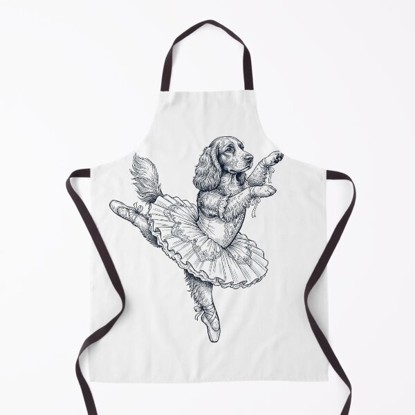 Item preview, Vintage Field Spaniel Ballet Dancer Ballerina Dog Lover designed and sold by dian-rody-crest.