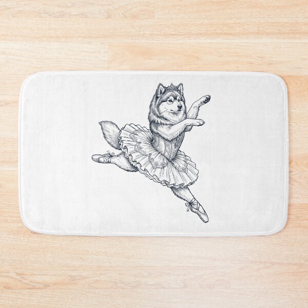 Item preview, Vintage Finnish Lapphund Ballet Dancer Ballerina Dog Lover designed and sold by dian-rody-crest.