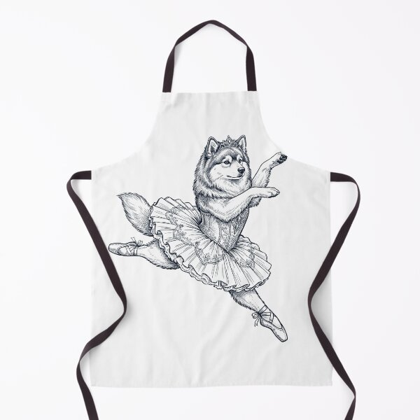 Item preview, Vintage Finnish Lapphund Ballet Dancer Ballerina Dog Lover designed and sold by dian-rody-crest.