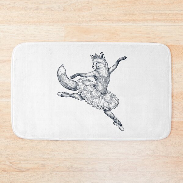 Item preview, Vintage Fox Ballet Dancer Ballerina Animal Lover designed and sold by dian-rody-crest.