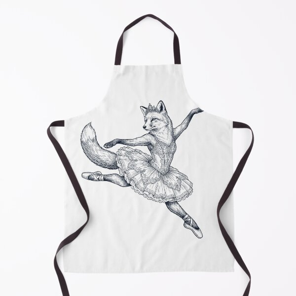 Item preview, Vintage Fox Ballet Dancer Ballerina Animal Lover designed and sold by dian-rody-crest.