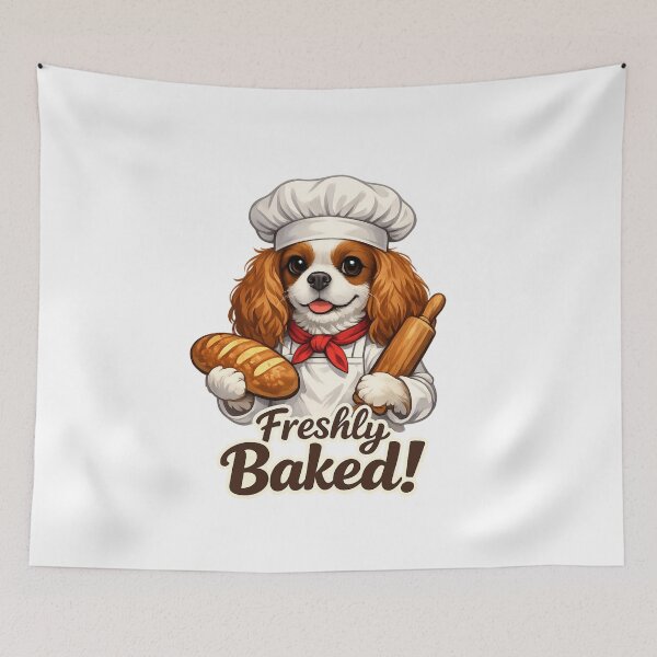 Item preview, Baking Fun Blenheim Cavalier designed and sold by SpottyRainbow.
