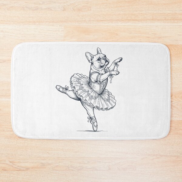 Item preview, Vintage French Bulldog Ballet Dancer Ballerina Dog Lover designed and sold by dian-rody-crest.