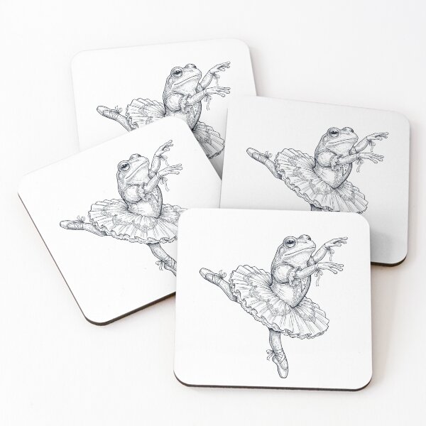 Item preview, Vintage Frog Ballet Dancer Ballerina Animal Lover designed and sold by dian-rody-crest.