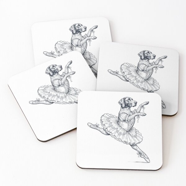 Item preview, Vintage German Shorthaired Pointer Ballet Dancer Ballerina Dog Lover designed and sold by dian-rody-crest.